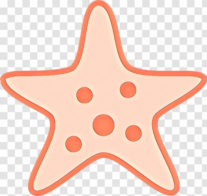 Star Background - Starfish - Orange Transparent PNG