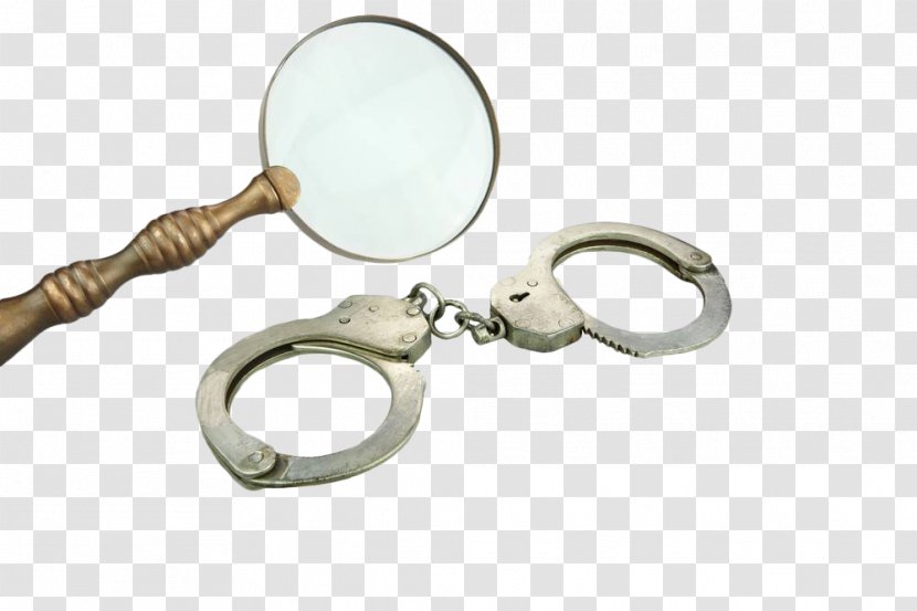Magnifying Glass Handcuffs - Fond Blanc - And Glasses Transparent PNG