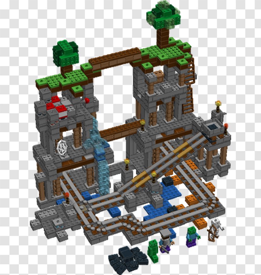 LEGO Digital Designer Lego Minecraft City - Flickr - Mining Guild Tie Fighter Transparent PNG