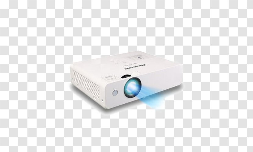 Video Projector LCD Panasonic Output Device High-definition Television - Electronics - Office Transparent PNG