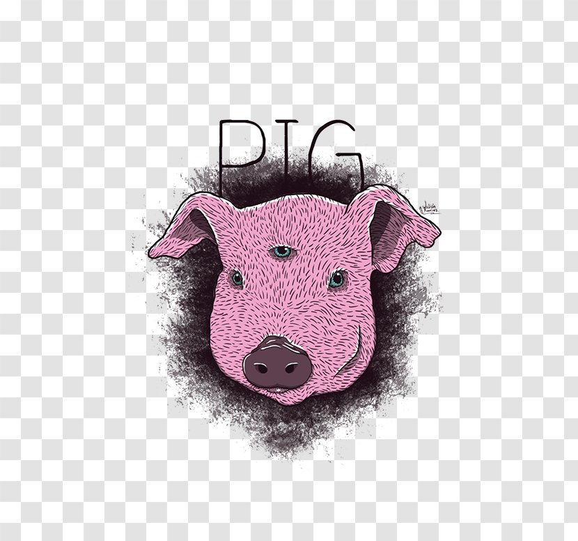 Pig Snout Pink M - Like Mammal - Load Shiva 3rd Eye Transparent PNG