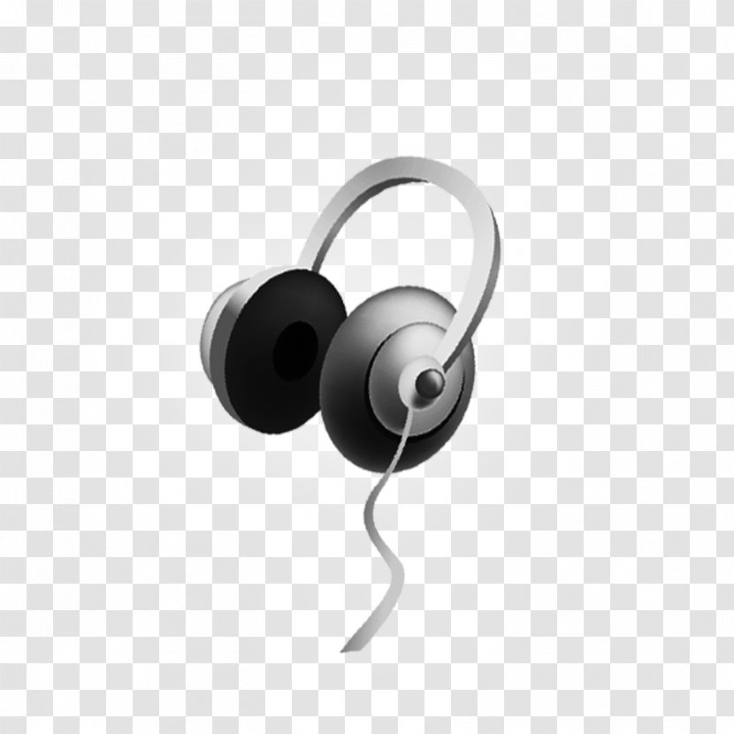 Headphones Headset Icon - Tree - Cartoon Black Transparent PNG