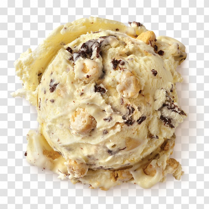 Pistachio Ice Cream Peanut Butter Cookie Chocolate Chip Cones - Dough Transparent PNG
