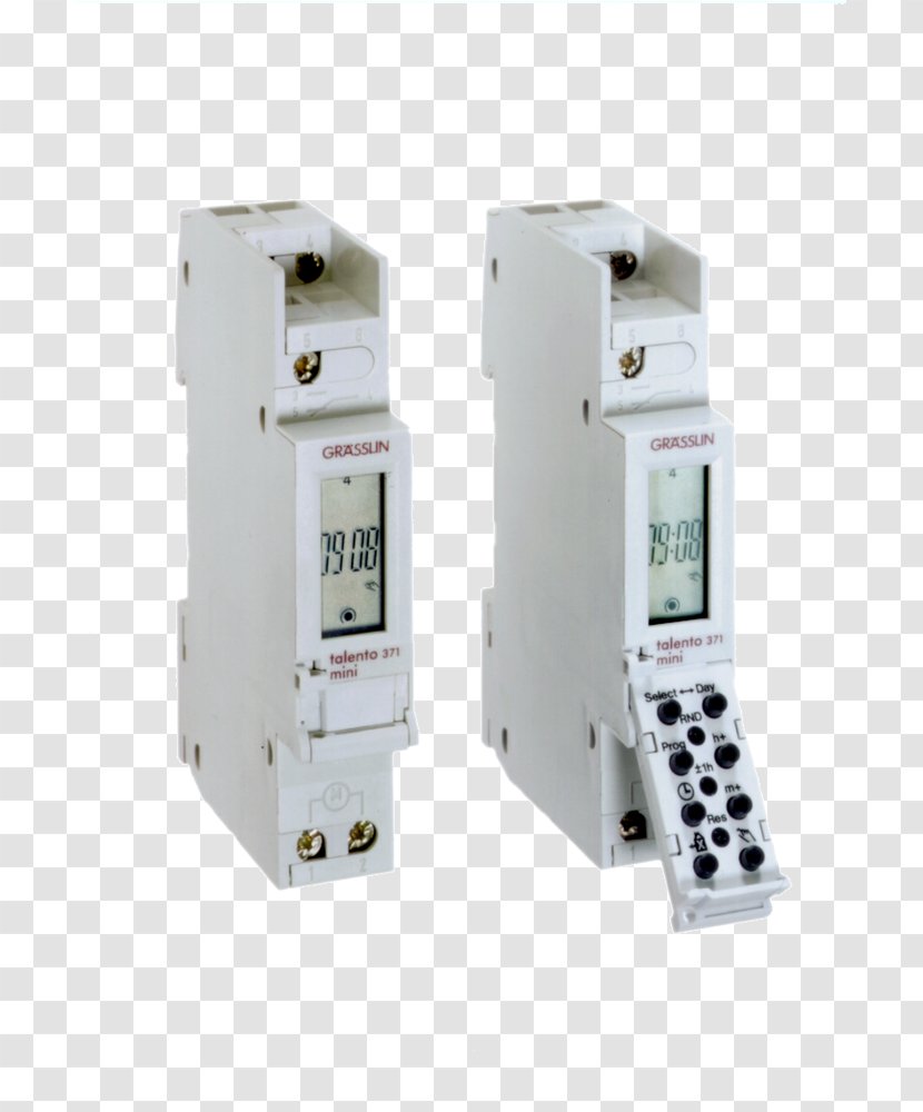 Time Switch Fiat Timer Electrical Switches Circuit Breaker - Electronic Component Transparent PNG