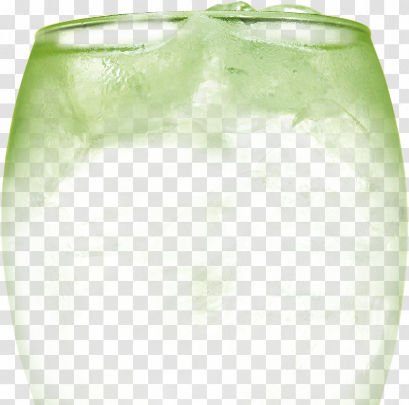 Glass Green Pattern - Cool Summer Ice Drink Transparent PNG
