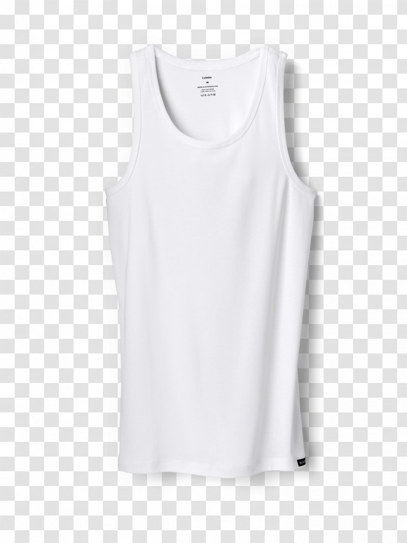 T-shirt Clothing Sleeveless Shirt Undershirt - Blacksocks - COTTON Transparent PNG