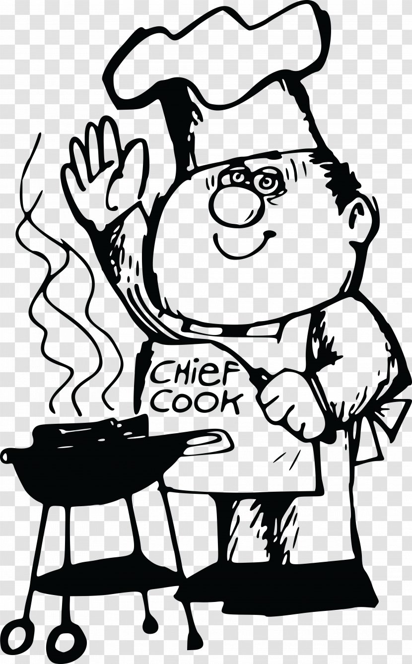 Barbecue Chef Pizza Cooking Clip Art - Grilling Transparent PNG