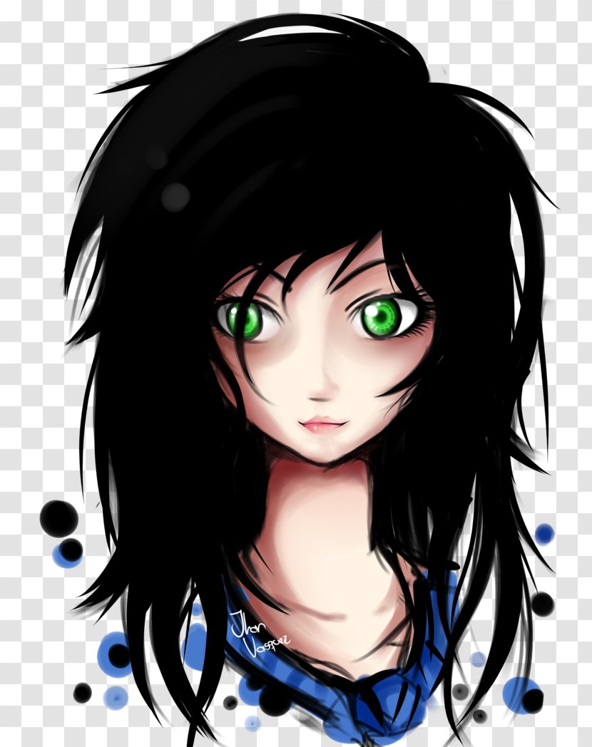 Drawing Fan Art Hair Coloring Long - Cartoon - Anohana Transparent PNG