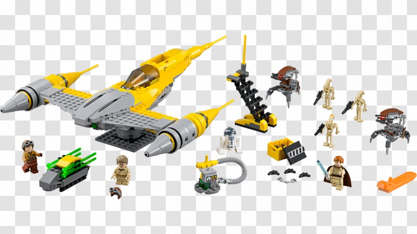 Naboo Fighter Pilot #1 Anakin Skywalker Lego Star Wars LEGO 75092 Starfighter - Episode I The Phantom Menace Transparent PNG