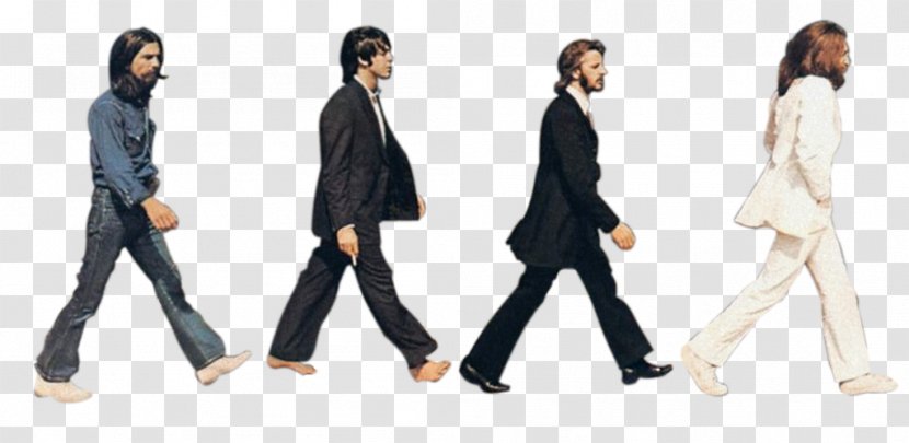 The Beatles Abbey Road Sgt. Pepper's Lonely Hearts Club Band Silhouette - Tour Transparent PNG