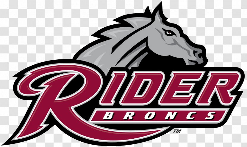 Rider University Broncs Men's Basketball Logo Horse - Frame Transparent PNG