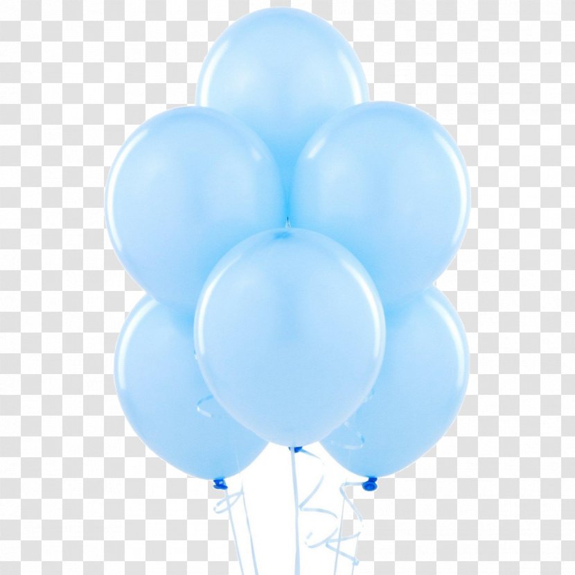 Toy Balloon Blue Party Birthday - Balloons Transparent PNG