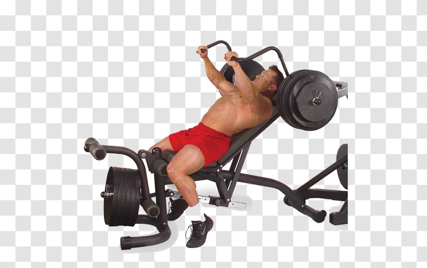 Bench Press Fitness Centre Exercise Equipment - Silhouette Transparent PNG