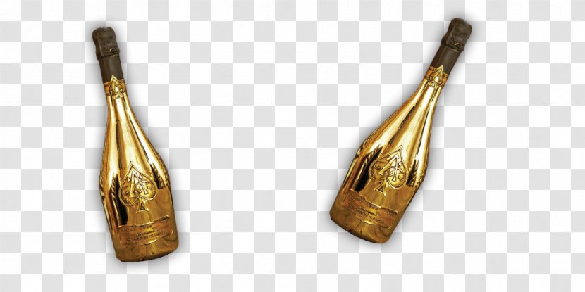 Champagne Wine Bottle Alcoholic Drink - Glass Transparent PNG