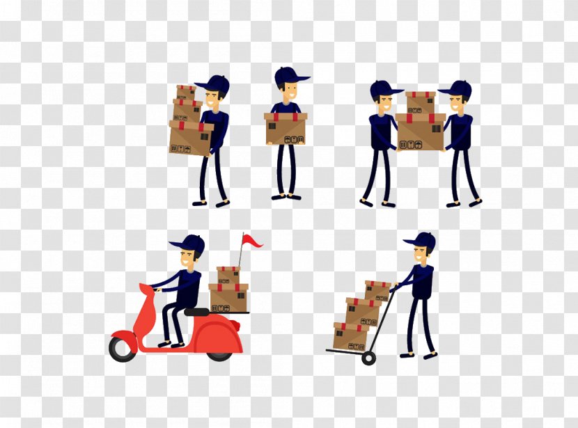 Courier Delivery Express Mail Carrier - Play - Car Transparent PNG