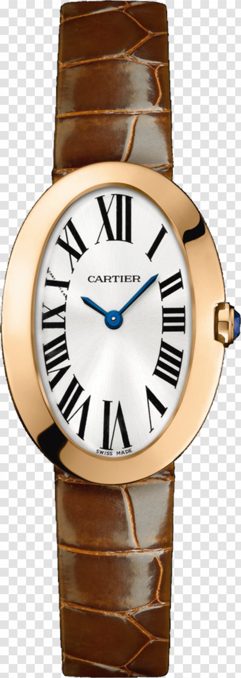 Cartier Tank Watchmaker Jewellery - Brown - Watch Transparent PNG