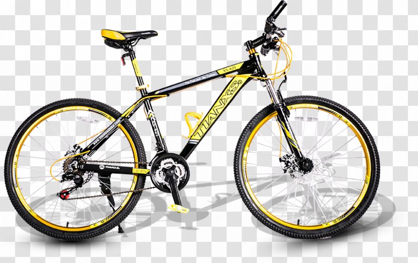 Bicycle Mountain Bike Shimano Cycling Cube Bikes - Racing - Yellow Fresh Decoration Transparent PNG