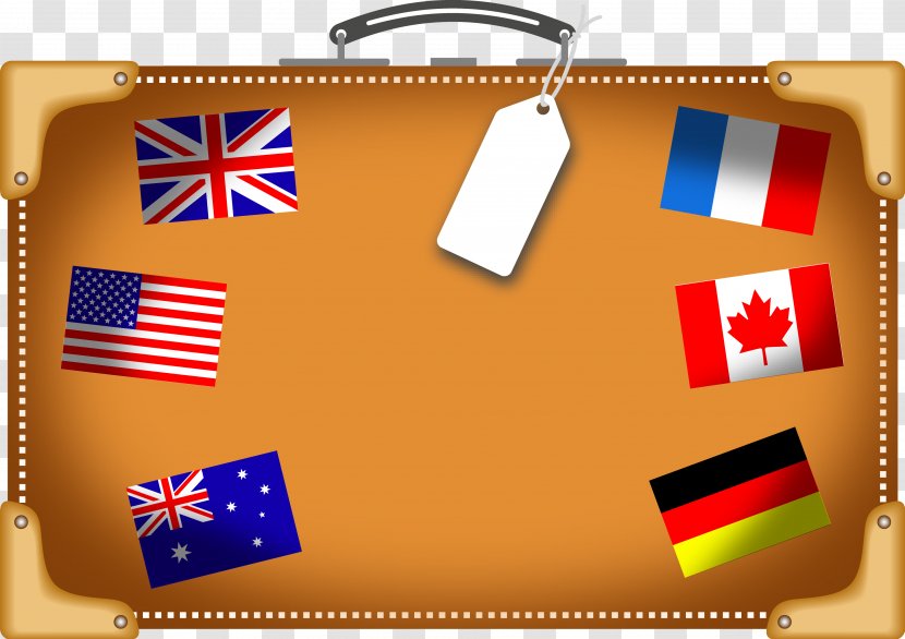 Illustration Handbag Blog Image Book - Flag - Travel Trunks Transparent PNG