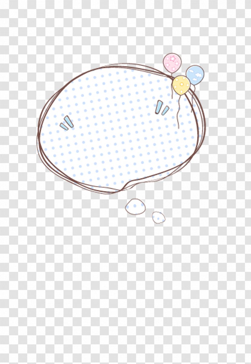 Cartoon Dialog Box Drawing Icon - Oval - Cute Transparent PNG