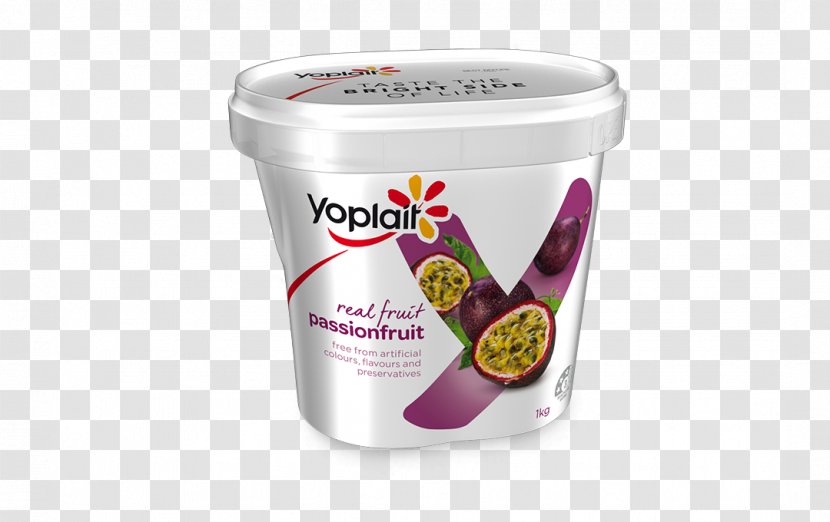 Yoghurt Yoplait Berry Cream Flavor Transparent PNG