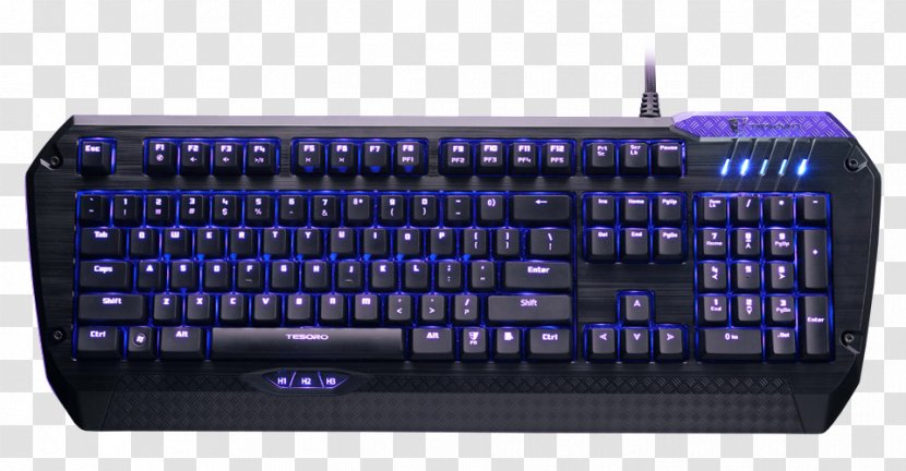 Computer Keyboard Cherry USB Electrical Switches Gaming Keypad - Purple Transparent PNG