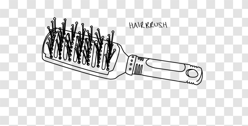 Hairbrush Drawing - Hair Transparent PNG