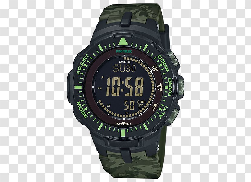 Pro Trek Casio Watch Clock Price - Strap Transparent PNG