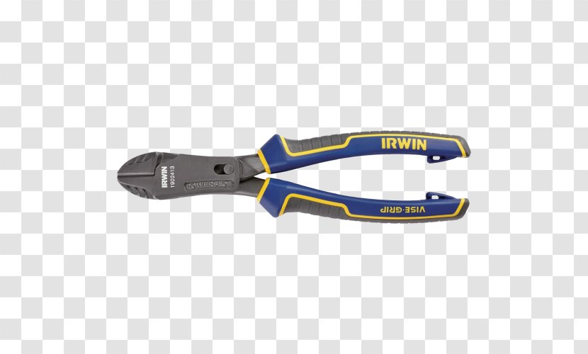 Hand Tool Needle-nose Pliers Irwin Industrial Tools Diagonal - Needlenose Transparent PNG