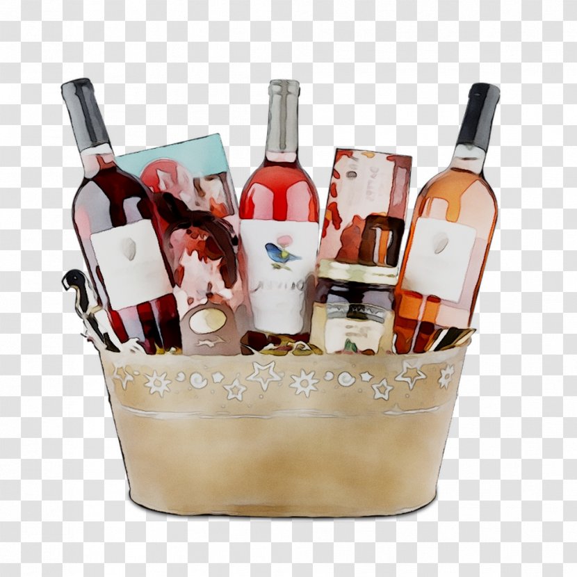Wine Food Gift Baskets Liqueur Product - Bottle - Glass Transparent PNG