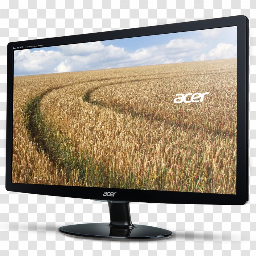 Computer Monitors LED-backlit LCD 1080p IPS Panel Acer G6 - Lcd Tv - Soon Transparent PNG