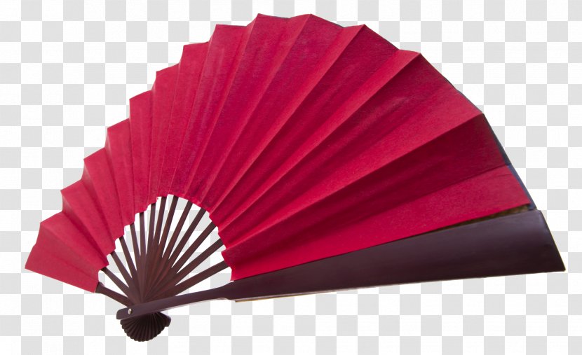 Paper Hand Fan Royalty-free - Royaltyfree - Red Transparent PNG