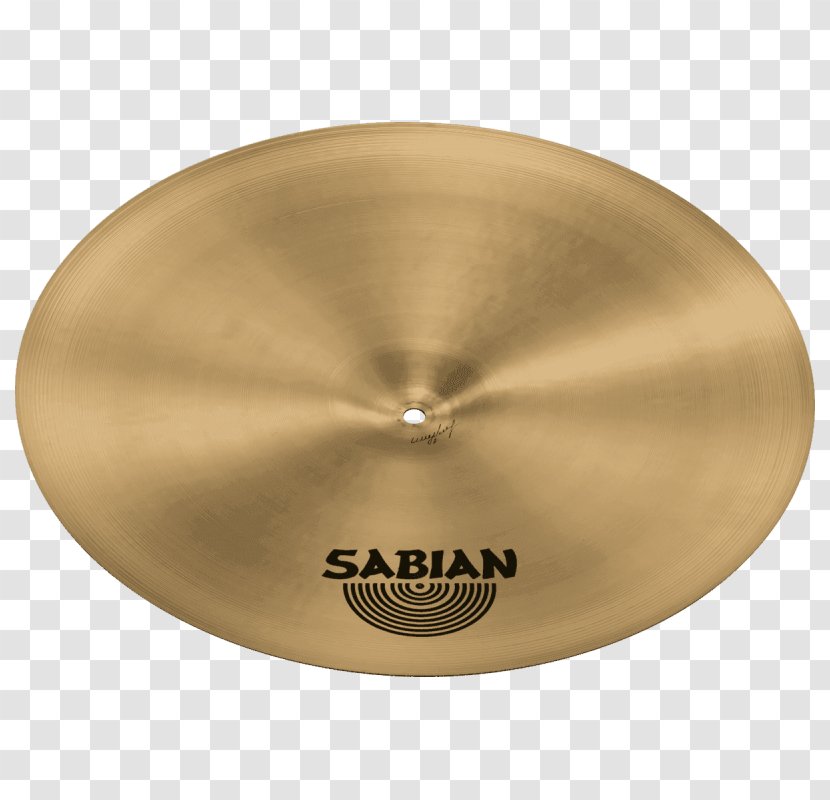 Crash Cymbal Hi-Hats Sabian HH - Brass Transparent PNG