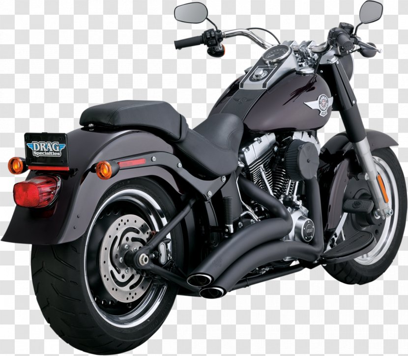 Exhaust System Softail Harley-Davidson Muffler Motorcycle - Cruiser Transparent PNG