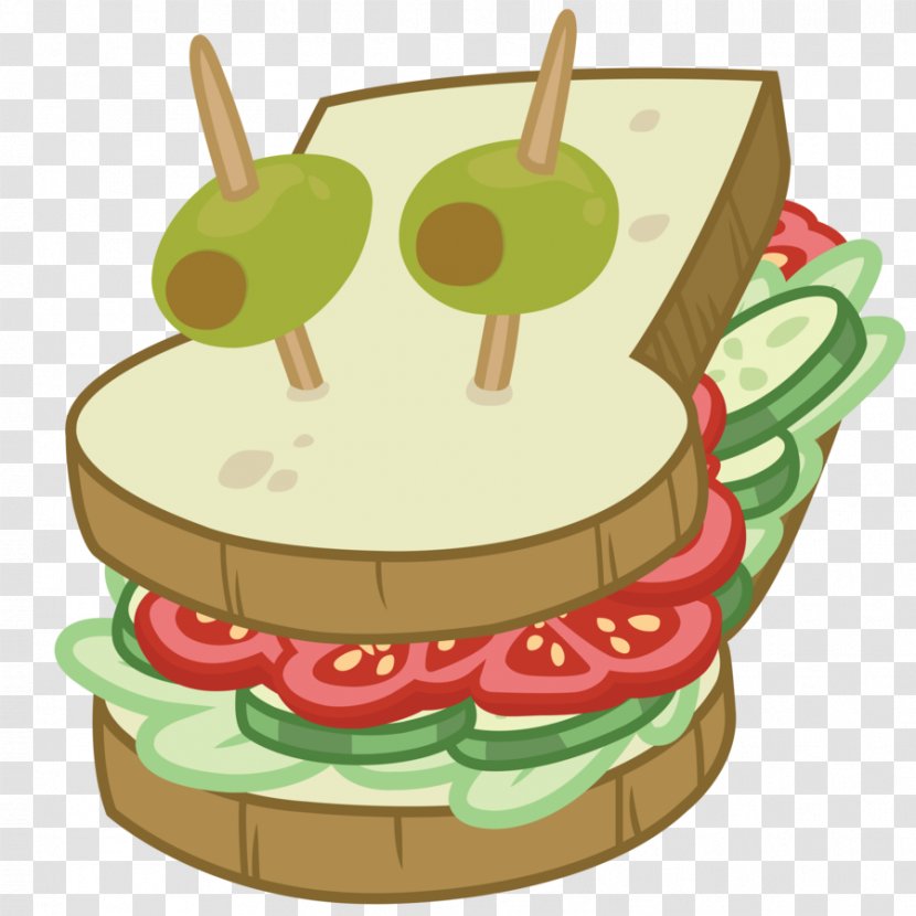 Derpy Hooves Fast Food Breakfast Sandwich Pony - Butterbrot - Vector Transparent PNG