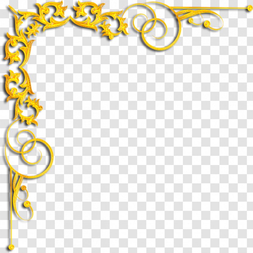 Gold Information Photography Clip Art - Border Transparent PNG