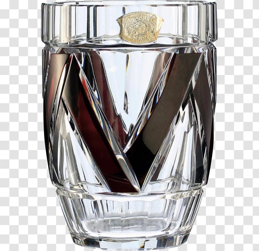 Lead Glass Vase Val Saint Lambert Art Deco Transparent PNG