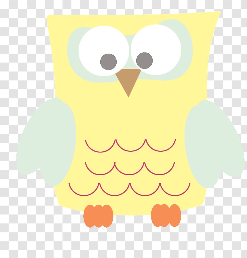Little Owl Clip Art - Yellow Square Cliparts Transparent PNG