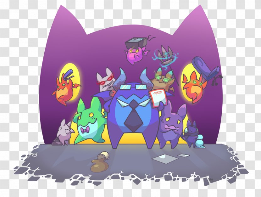 Cartoon Desktop Wallpaper Character Computer - Purple Transparent PNG