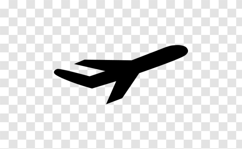 Airplane ICON A5 Aircraft Clip Art - Black And White Transparent PNG