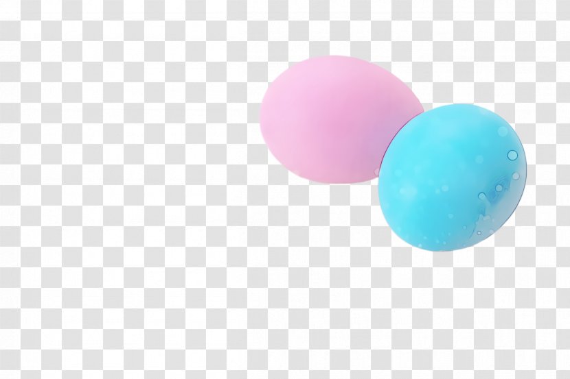 Turquoise Pink Aqua Ball - Bouncy Egg Shaker Transparent PNG