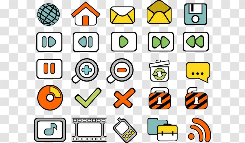 Icon - Text - 25 Network Technology Software Icons Transparent PNG