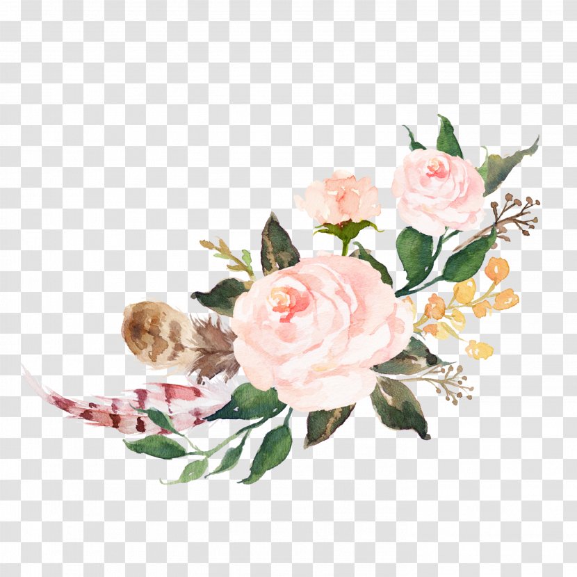 Floral Design Watercolor Painting Pink Flowers Watercolor: - Art - Flower Transparent PNG