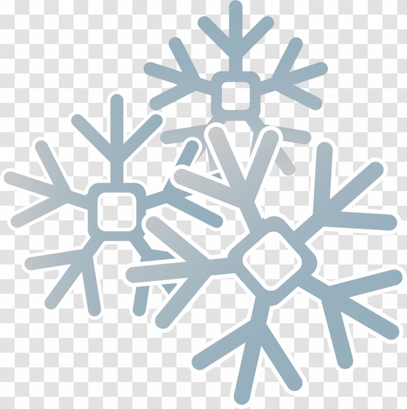 Snowflake Cartoon Clip Art - Snowflakes Transparent PNG