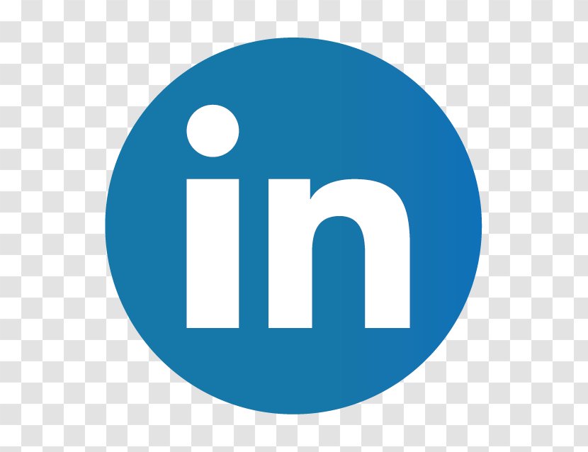LinkedIn Social Media Logo - Blue Transparent PNG