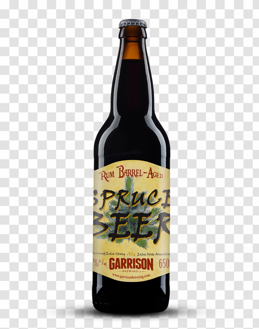 Ale Spruce Beer Bottle Fizzy Drinks - Irish Red - Cask Transparent PNG