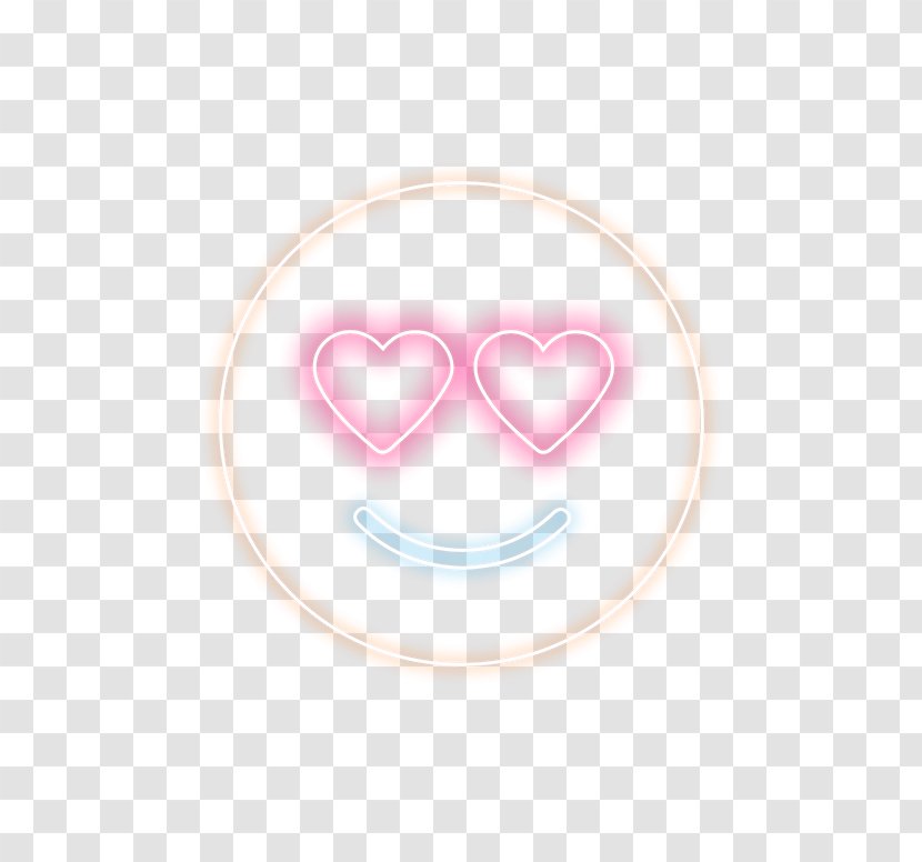 Glasses Pink M Nose RTV Font - Heart - Instagram Neon Transparent PNG