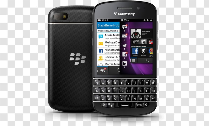 BlackBerry Z10 Leap Smartphone Unlocked - Mobile Phone Accessories Transparent PNG