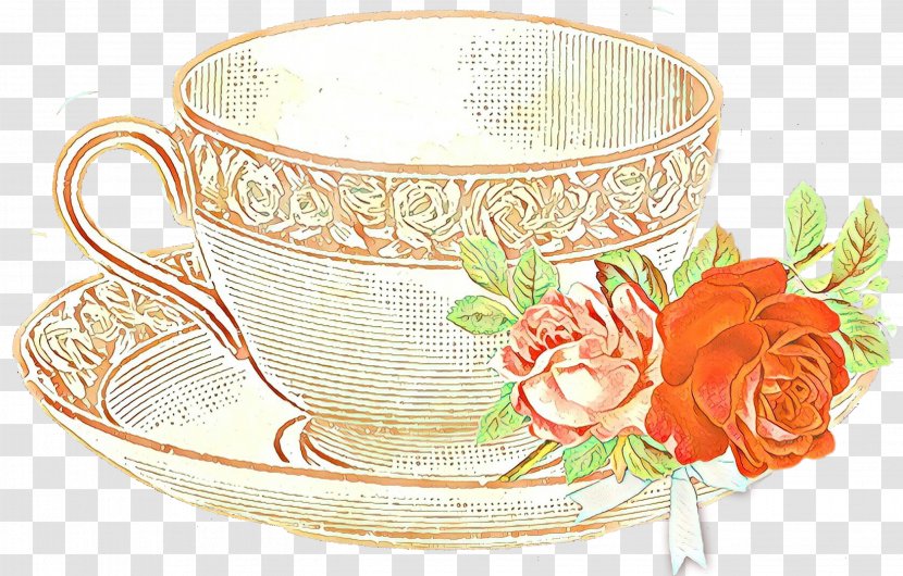 Flower Cartoon - Cup - Ceramic Dishware Transparent PNG