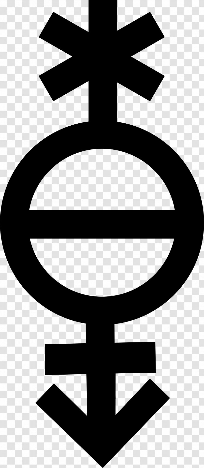 Lack Of Gender Identities Symbol Binary Identity - Symbols Transparent PNG