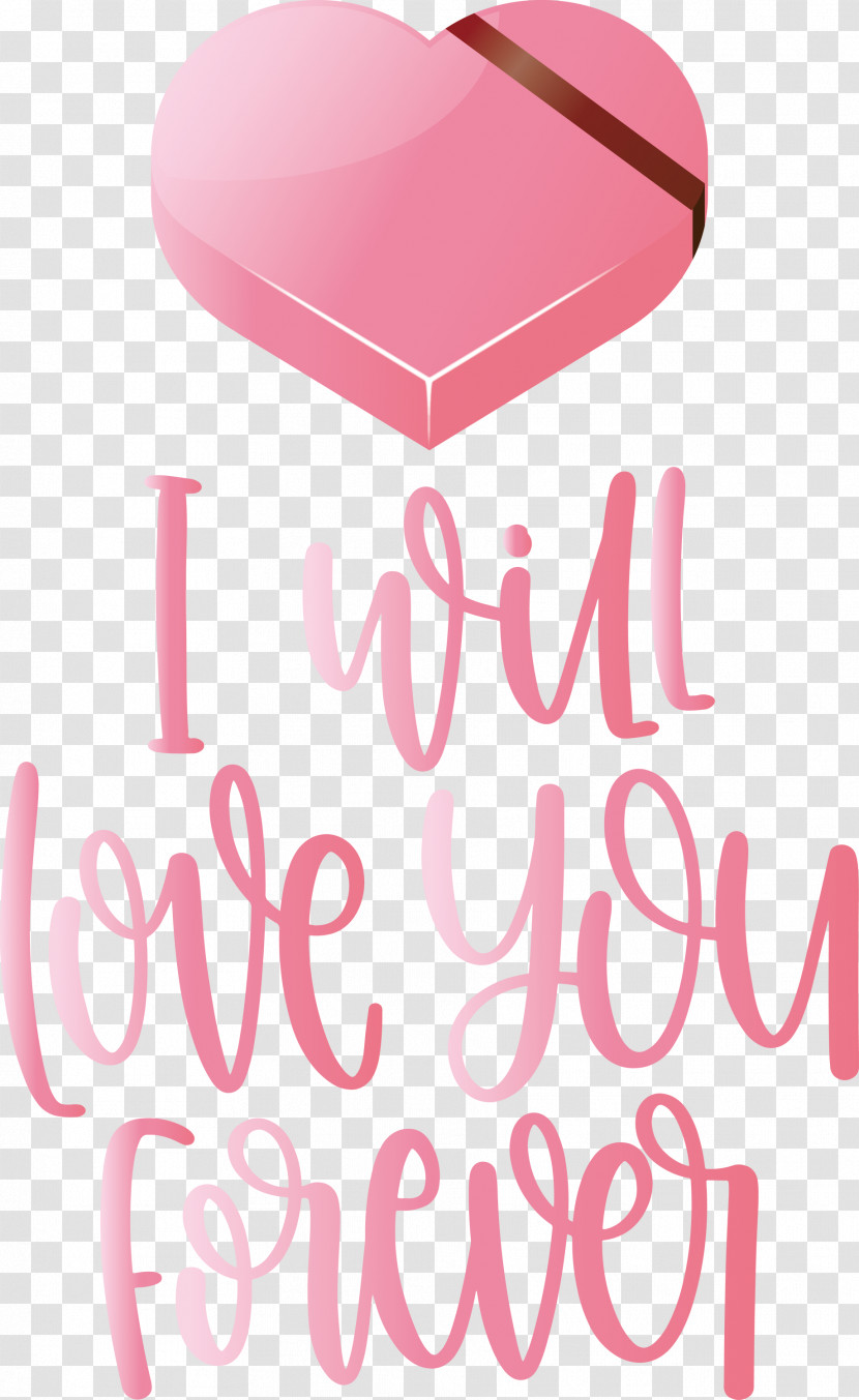 Love You Forever Valentines Day Valentines Day Quote Transparent PNG